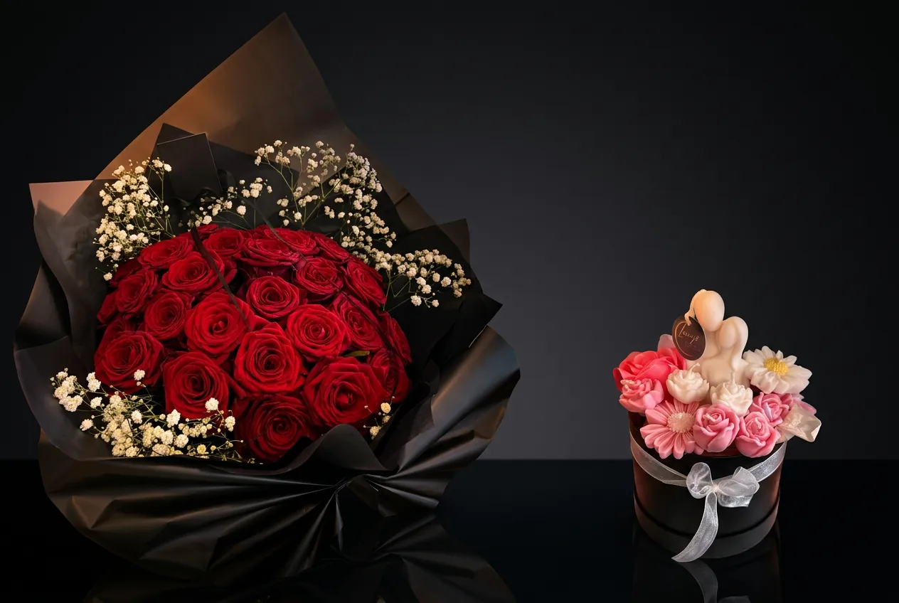 Créations Betty Bloom : roses rouges et cadeau floral